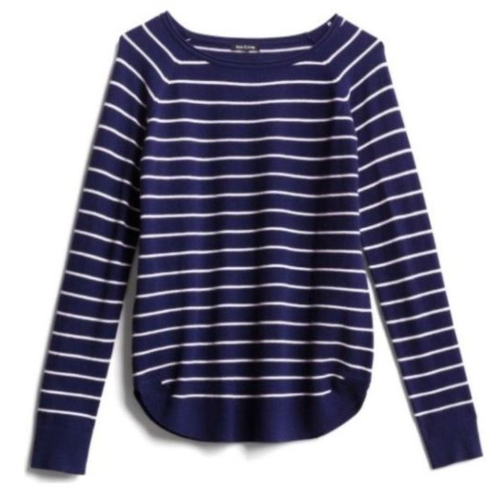 Pink Clover Stripe Sweater